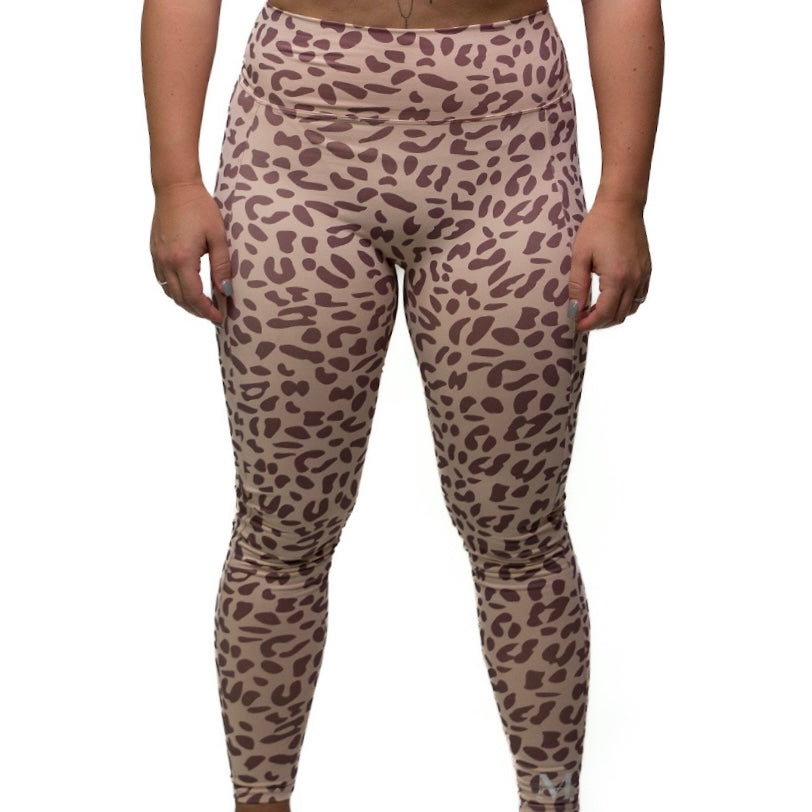 Brown Leopard Leggings