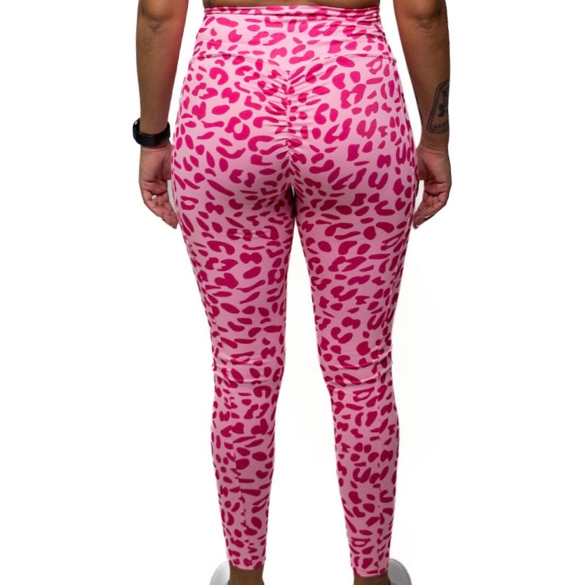 Pink Leopard Leggings