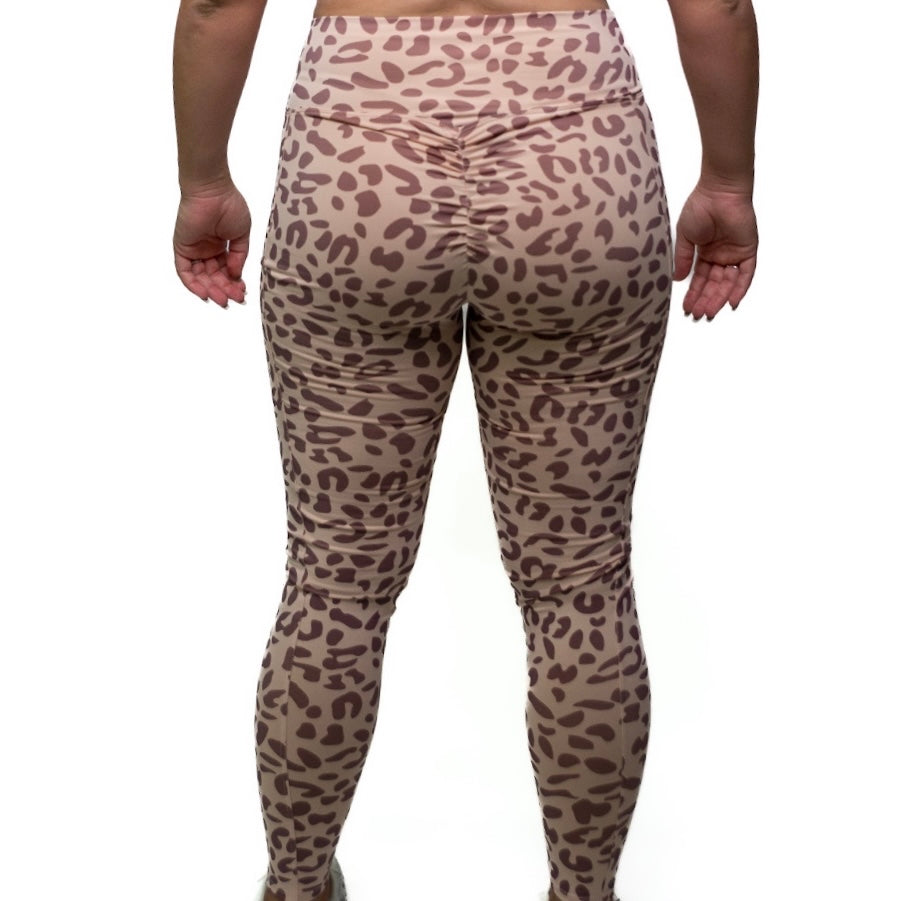 Brown Leopard Leggings
