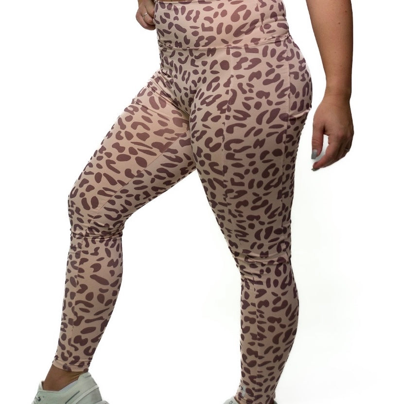 Brown Leopard Leggings