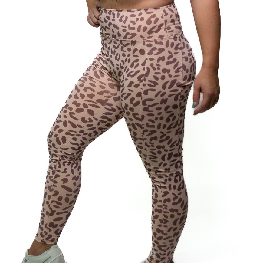 Brown Leopard Leggings