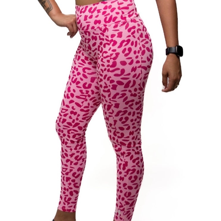 Pink Leopard Leggings